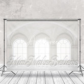 Aperturee - White Wall Morden Window Backdrop For Photograph